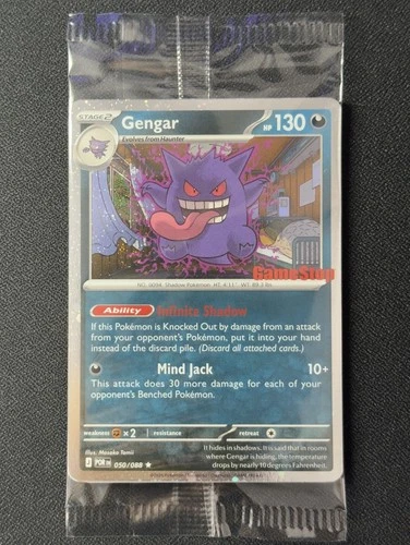 Gengar GameStop Promo 2026 Sealed Near Mint