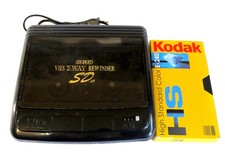 GBC (PROFI) Rewinder VHS, S-VHS Videokassetten Rückspulgerät Vorspulgerät