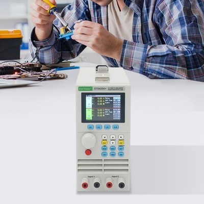 Electronic Load Tester Screen Printing With Dual Channel Programmable 400W