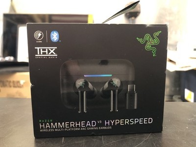 Razer Hammerhead V3 HyperSpeed True Wireless Bluetooth Gaming Earbuds - Black