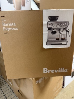 Breville Barista Express Espresso Machine - Brushed Stainless Steel (Box Damage)