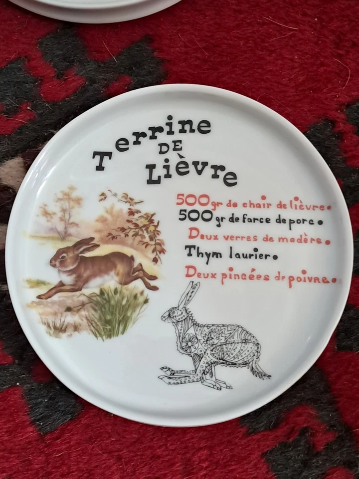 Lot De 6 Petites Assiettes Empilables Charcuterie Porcelaine L'Hirondelle - Photo 2/4