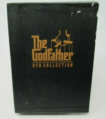THE GODFATHER - DVD TRILOGY COLLECTION 5-DISC DVD BOX SET, 3 FILMS +, AL PACINO