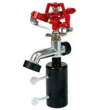 4984: T-Post Impact Sprinkler, 360-Degree Automatic Impact Sprinkler with Yard S