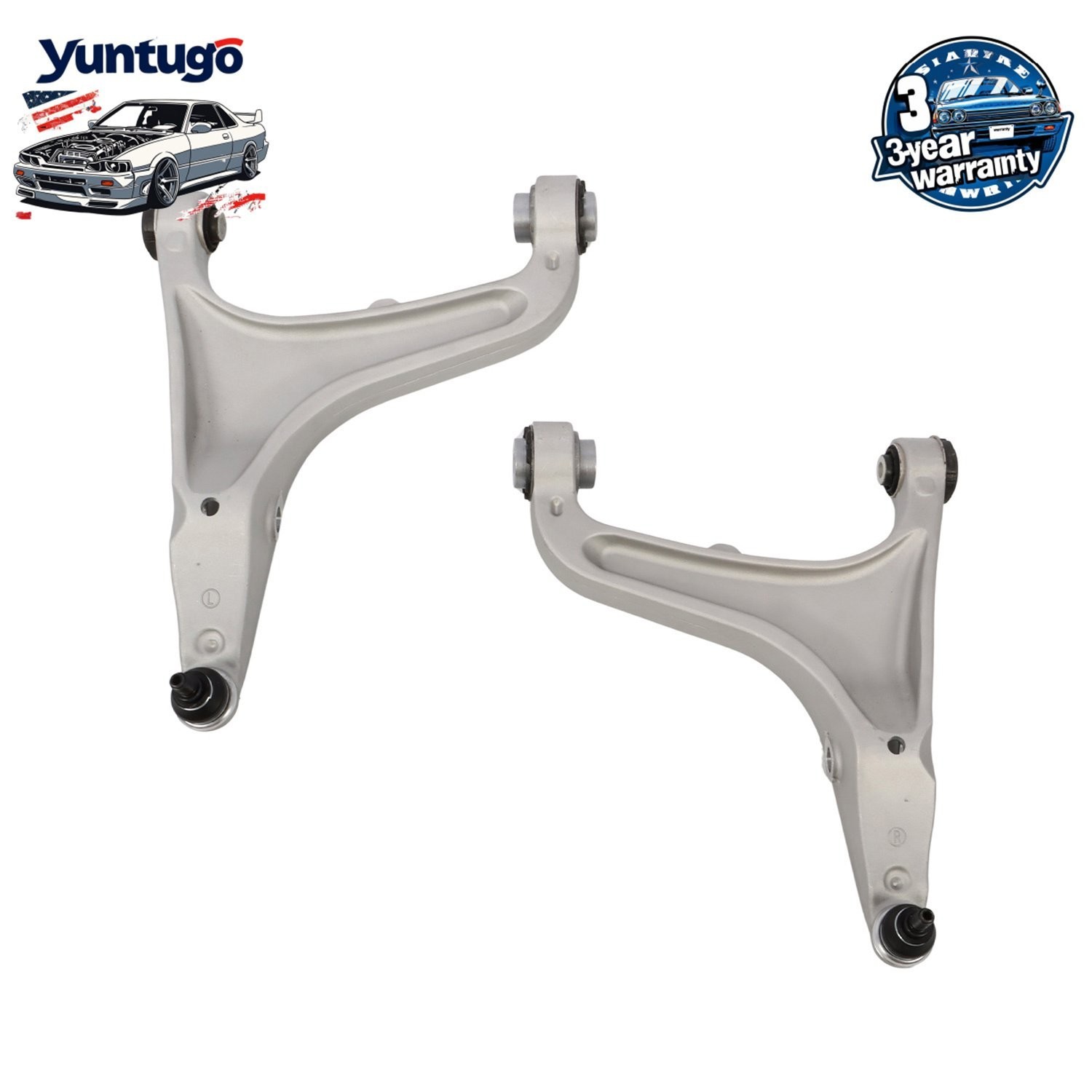 Front Lower Left Right Control Arms For 14-22 Maserati Quattroporte Ghibli M156