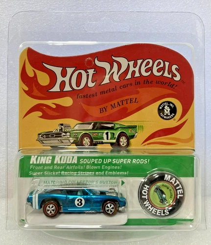 2016 Hot Wheels RLC 1159/5000 King Kuda W/Case New Red Line Club w/ Button