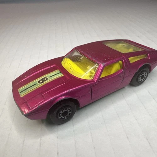 Vintage Matchbox 1972 Maserati Bora Superfast England Lesney Open Doors Car