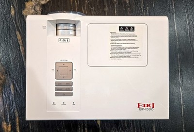 EIKI EIP-X5500 XGA DLP Projector 5500 Lumens - Brand New Lamp, Remote