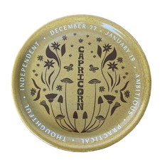 MCM Style Zodiac CAPRICORN DECEMBER 22-JANUARY Flora Fauna Mushrooms