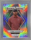 Tiger Woods 2025 Upper Deck Goodwin Champions #1 Red Pillars /23