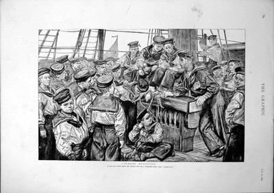 Old School Revisited Man Wars Man On Board Training Ship Exmouth 1889 Victorian