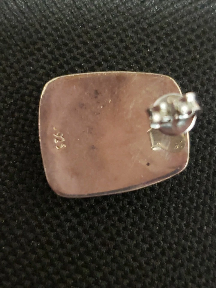 ЮГО-ЗАПАД СЕРЕБРО ВРУЧНУЮ ✋ КОВАНЫЙ 🔨 СЕРЬГИ. - Изображение 3 из 4