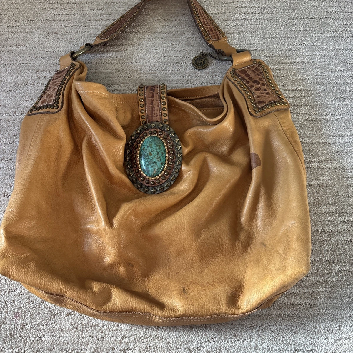 希少　LEATHEROCK　本革　ハラコレザー　ダイアリー　97年製 LEATHEROCK Magnetic Bags & Handbags for Women for sale | eBay