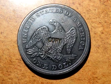 1852 Silver Dollar Replica Looks Scarily Unbelievably Genuine MUST SEE! D13