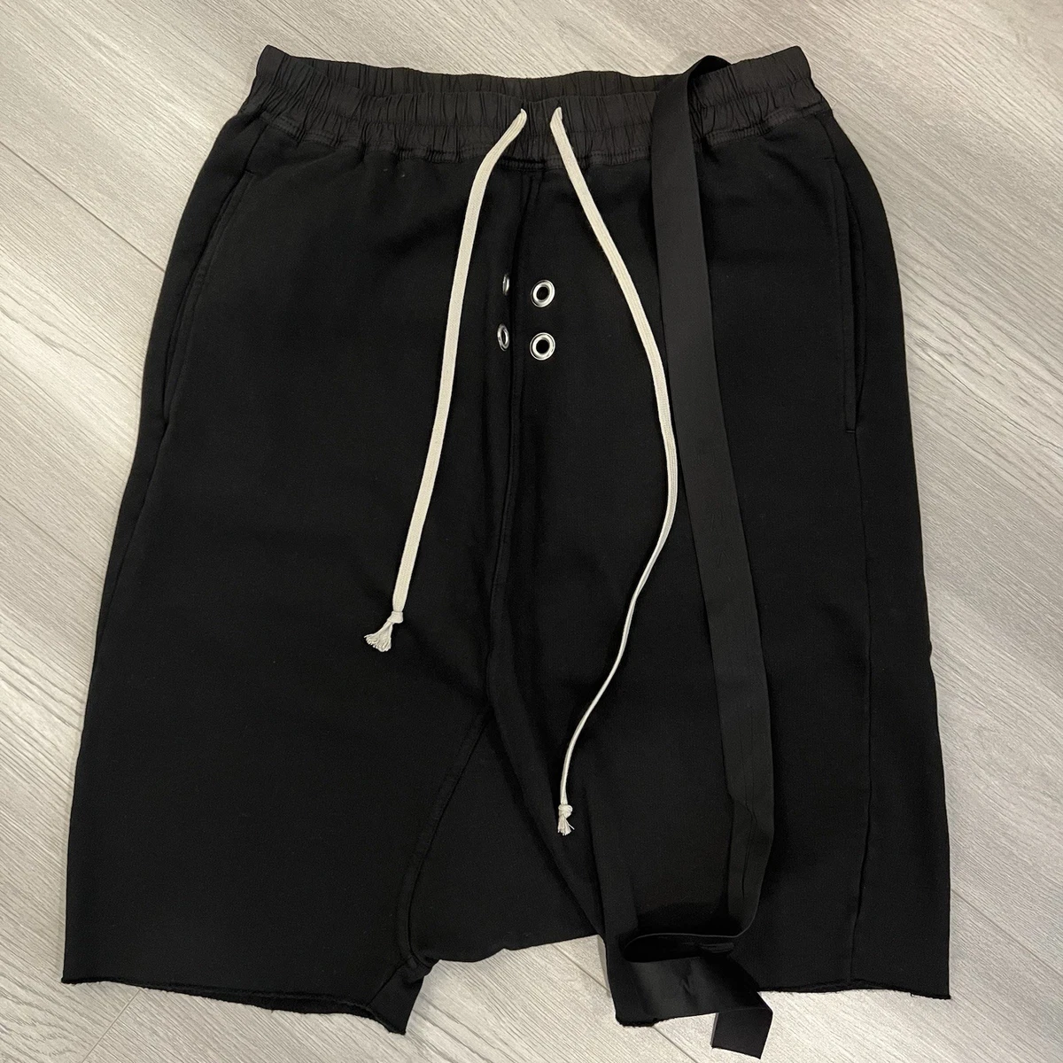 Rick Owens Black Regular Size Shorts for Men for sale | eBay