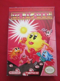 Ms. Pac-Man (Nintendo Entertainment System, NES) CIB Complete Namco