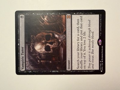 Vampiric Tutor Eternal Masters Regular MTG Card Moderately Played LP