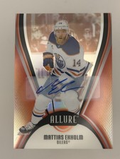 2025-26 Allure Hockey- Mattias Ekholm Red Rainbow Auto Rookie #46