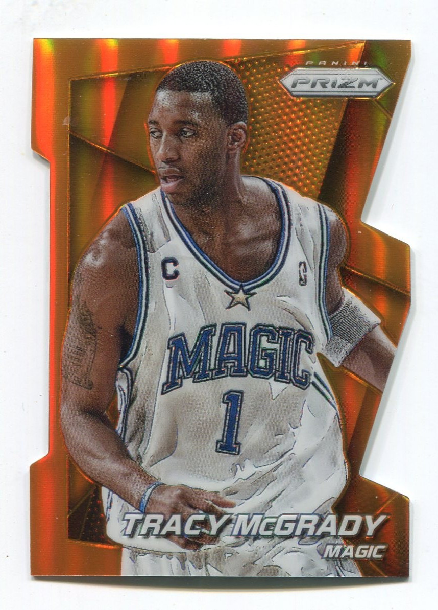 2014-15 Panini Prizm Prizms Orange Die Cut #190 Tracy McGrady (#035/139)