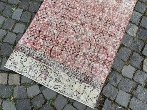 Bohemian rugs, Runner rug, Handmade, Turkish rug, Vintage, Wool | 2,7 x 9,5 ft - Picture 7 of 10