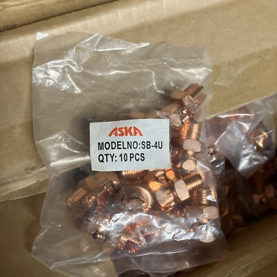 10pcs ASKA SB-4U COPPER SPLIT BOLT GROUNDING CLAMP 10pc