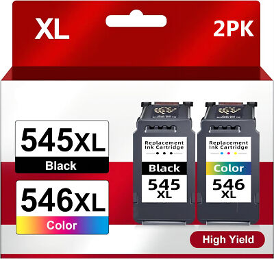 Druckerpatronen PG-545 XL CL-546 XL für Canon Pixma TS3150 TS3450 TR4550 MX495