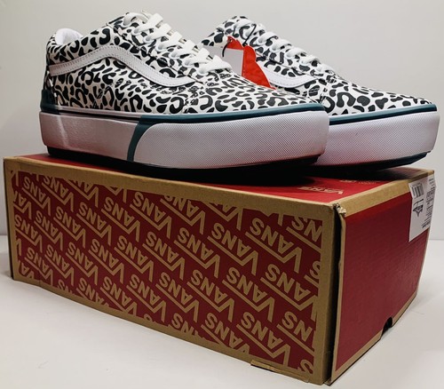 vans leopard true white