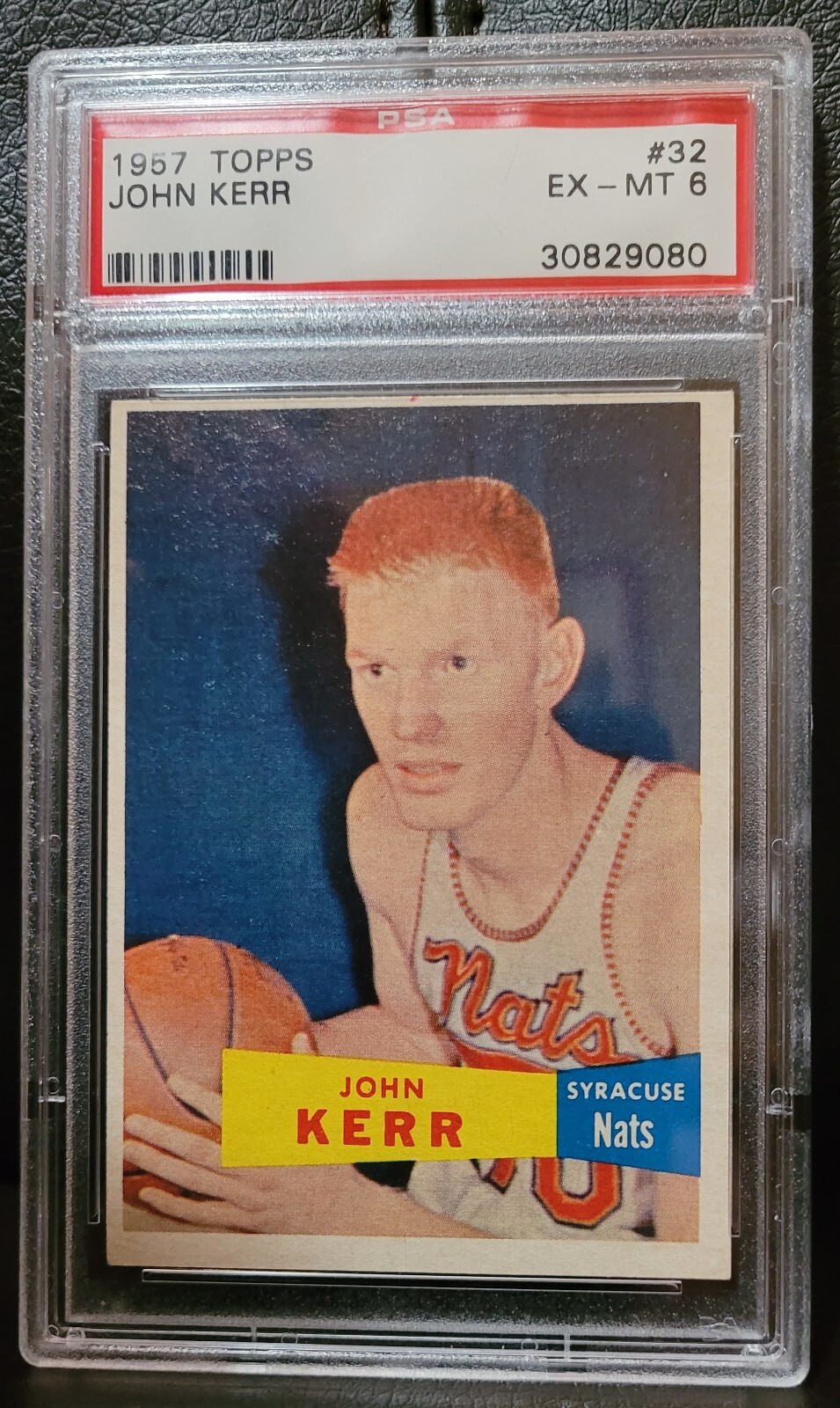 1957 TOPPS #32 JOHN KERR PSA 6