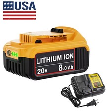 For DeWalt DCB200 8.0AH 20V Max XR Lithium-Ion Battery DCB201-2 DCB208
