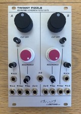 Defrag Twinny Fizzle - ALM Fizzle Guts Clone - Eurorack Casio FZ doppio filtro/VCA