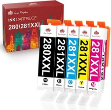 Ink Cartridge for Canon PGI280-XXL CLI-281XXL PIXMA TR7520 TS8320 TS6220 TS6120