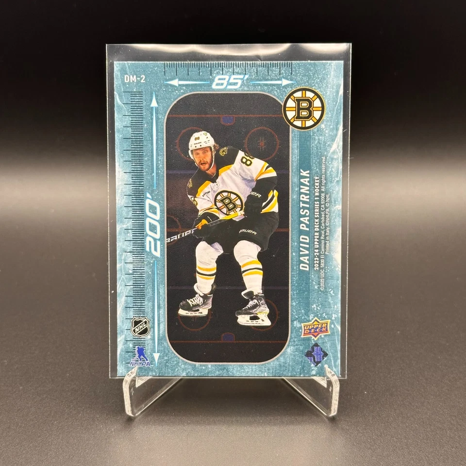 2023-24 UD Series 1 DAVID PASTRNAK #DM-2 200' x 85' - Boston Bruins - Image 2 of 4