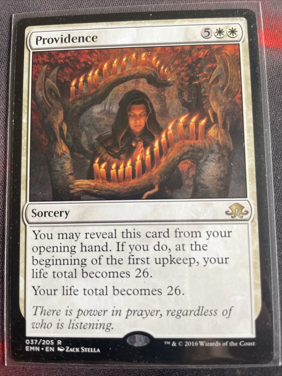 eldritch moon rare cards Booster Pack You get an emblem with You may cast nonland cards from your hand without paying their mana costs. MTG Providence Eldritch Moon 037/205