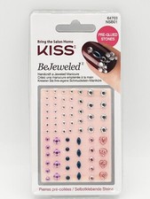 Kiss BeJeweled 3D Nail Art Pre-Glued Glam Stones, Apply to Polish