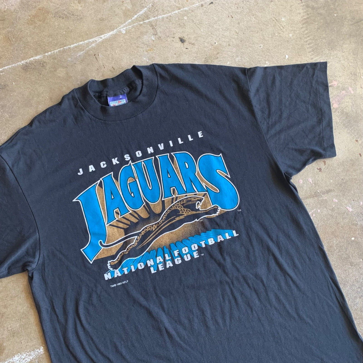 1993 VINTAGE 90s JACKSONVILLE JAGUARS FOOTBALL T-SHIRT MEN SZ XL 
