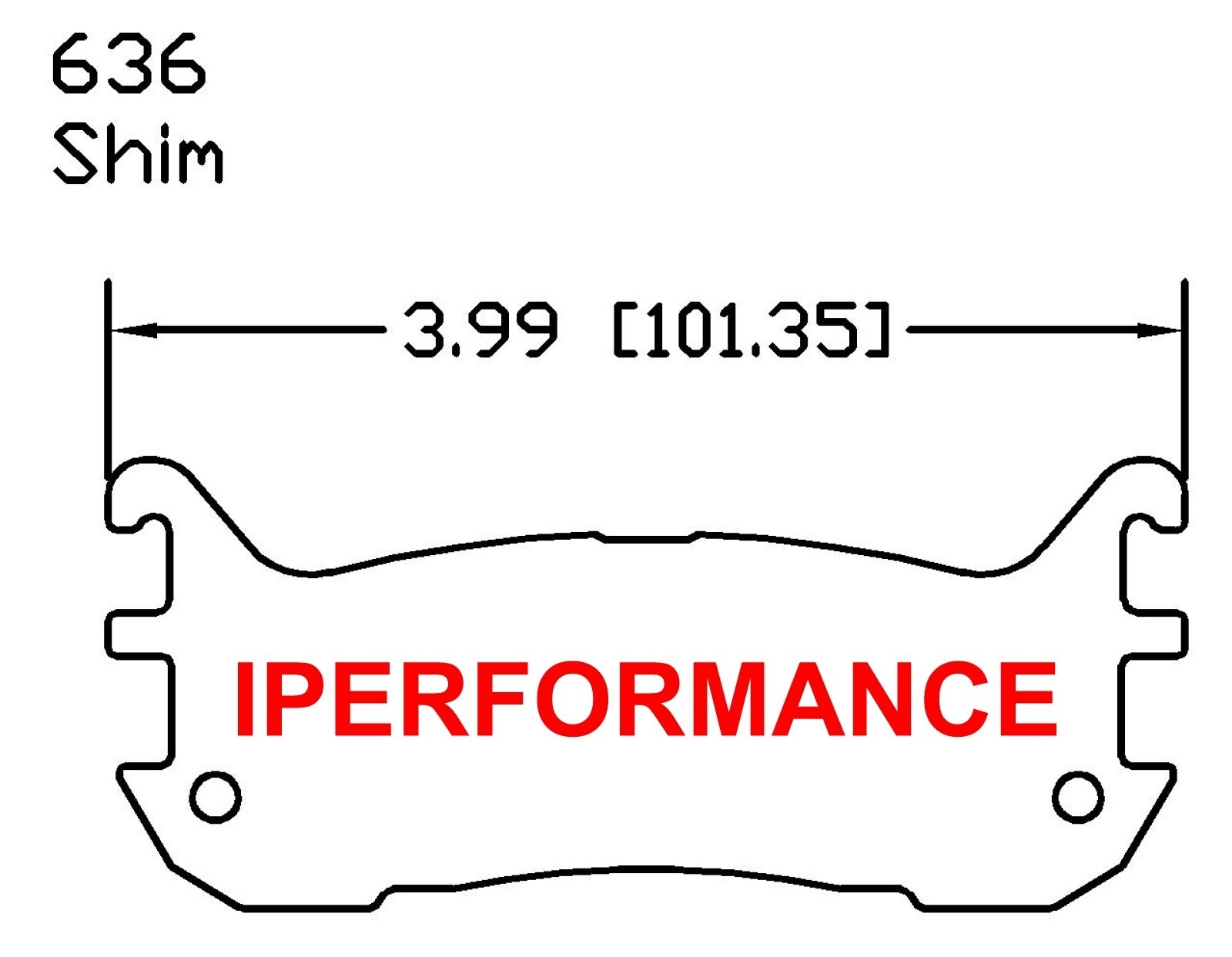 Titanium Brake Pad Shim Heat Shield Set for Mazda Miata NB/mk2, 1994