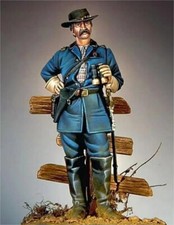 1/32 Scale Civil War Union Officer Figure Resin Miniature - Historical Military
