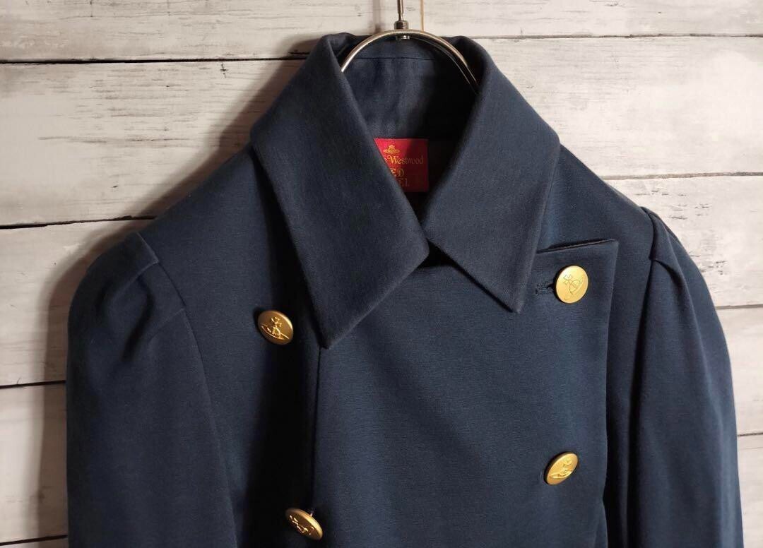 vivienne westwood ナポレオンジャケット⭐️ Vivienne Westwood Napoleon Jacket Gold buttons Orb Navy