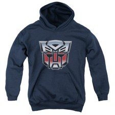 Transformers Kids Hoodie Autobot Logo Navy Hoody