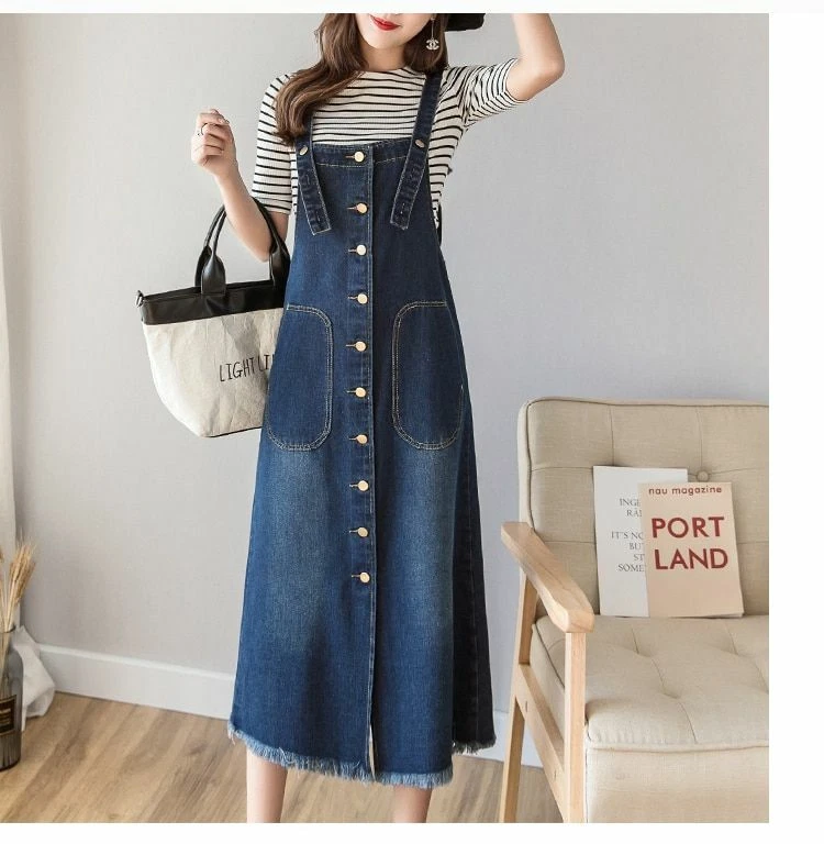 Update 146+ denim bib overall dress latest - dedaotaonec