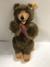 SteIff Margaret  s Steiff GMBH 12   Berlin Vintage Mohair Bear 010057 W Tags