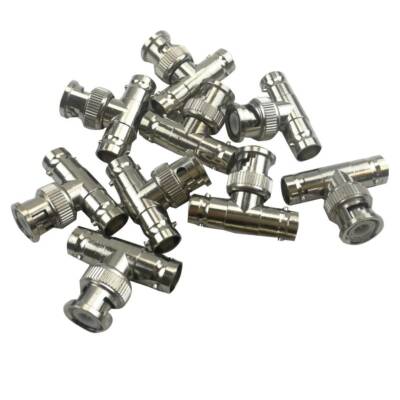 InstallerCCTV BNC T Adapter,T-Shaped Coax Splitter,1 Male to 2 Female Ports 10pc