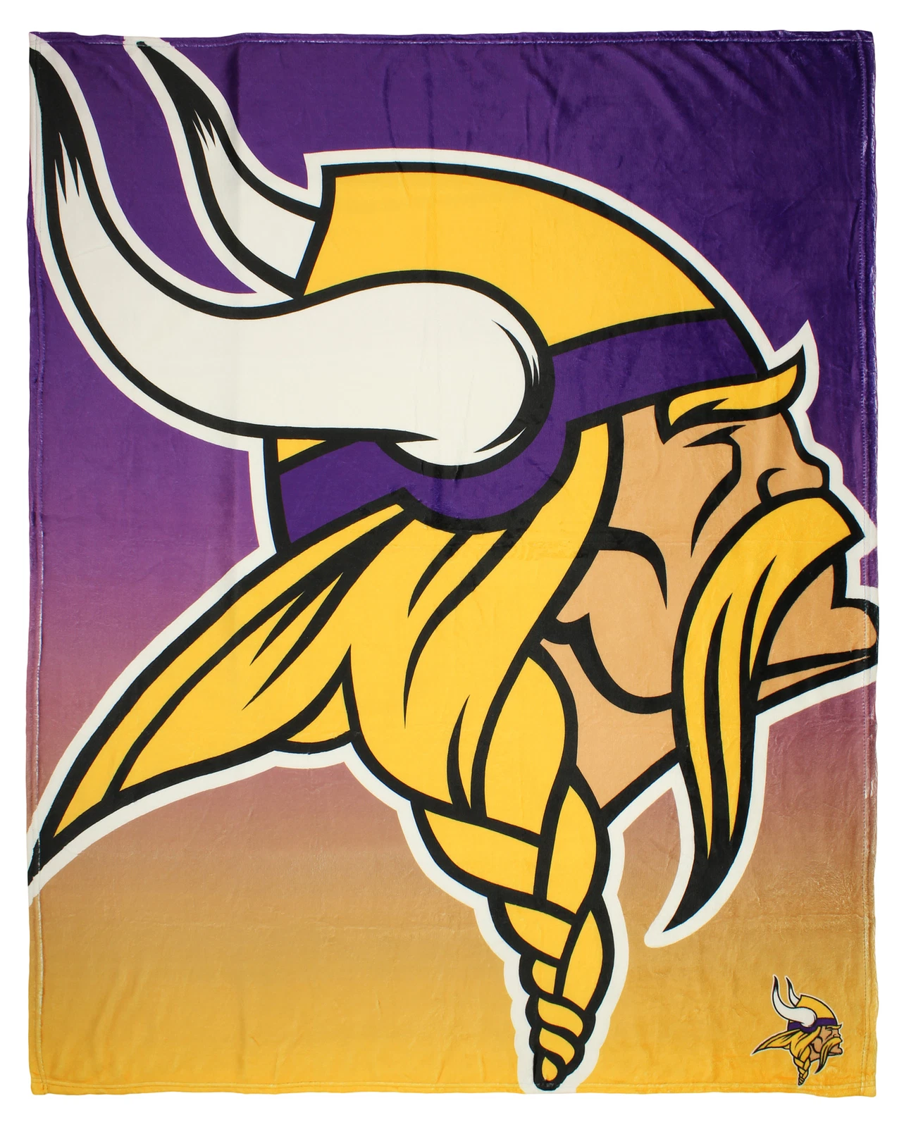 football Minnesota Vikings Gradient Micro Raschel Throw Blanket
