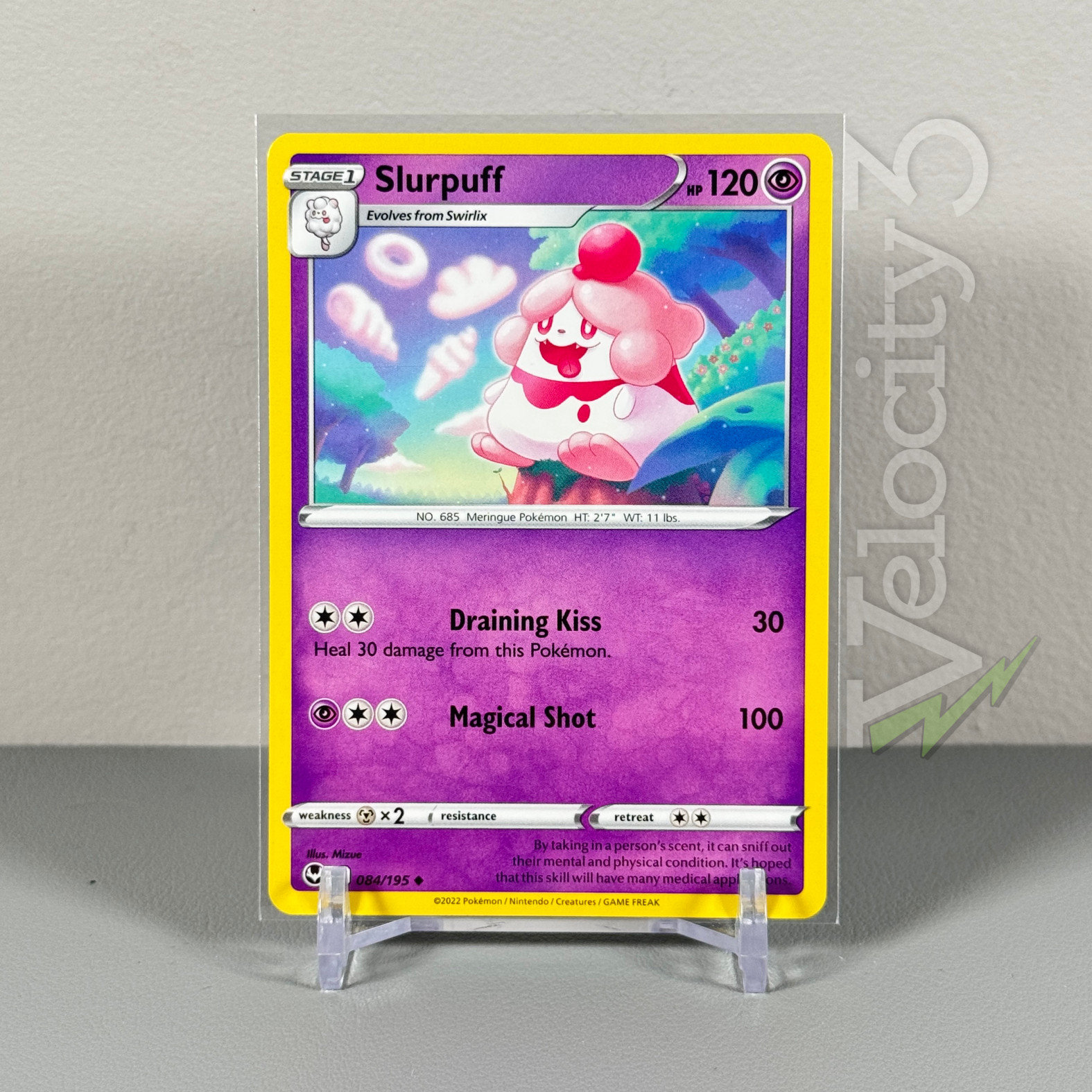 Pokemon TCG Card: SLURPUFF 84/195 | Uncommon | Silver Tempest | NM/Mint