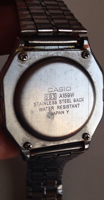 CASIO A159W - CASIO WATCH ALARM CHRONO - RELOJ CASIO A159W MODULO 593 ⌚⌚⌚  JAPAN | eBay