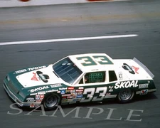 HARRY GANT #33 SKOAL BANDIT CHEVY RACING ON TRACK 8X10 GLOSSY PHOTO #5Q