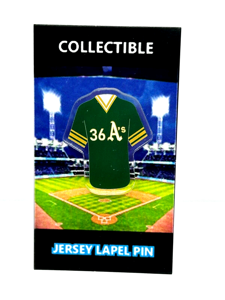 Oakland Athletics Dock Ellis jersey lapel pin-Classic RETRO Collectible