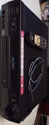  JVC HR-S7600U VHS PLAYER-DYNAMIC DRUM SYSTEM,MTS DECODER,DIGITAL TBS/NR, S-VHS