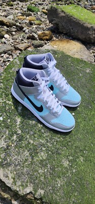 DEADSTOCK NIKE TIFFANY DUNK HIGH silver blue by you Jarritos off