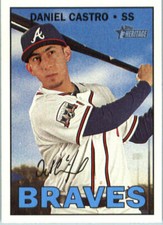 2016 Topps Heritage #543 Daniel Castro Atlanta Braves